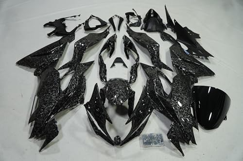ZXMOTO Forged Carbon Fiber Fairing Kit Fits For Kawasaki 2019-2023 Ninja ZX6R 636 Fairings ABS Plastic Full Body Fairing Kit,Ninja ZX6R 2019 2020 2021 2022 2023 Fairing