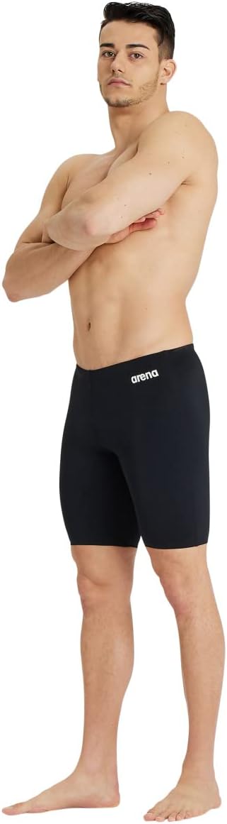 Arena Solid Team Men's Swimming Swimsuit, Quick-Drying Swimsuit, MaxLife Fabric with Maximum Chlorine Resistance and UPF 50+ UV Protection