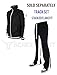 SCREENSHOT-S41702 Mens Streetwear Premium Stacked Flare Fit Urban Track Pants - Modern Workout Athletic Wide Bottoms Inseam Taping-Black/White-XLarge