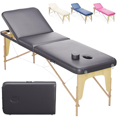 BELTOM® Table de Massage Basic 3 Zones Portables 185 x 60 cm....