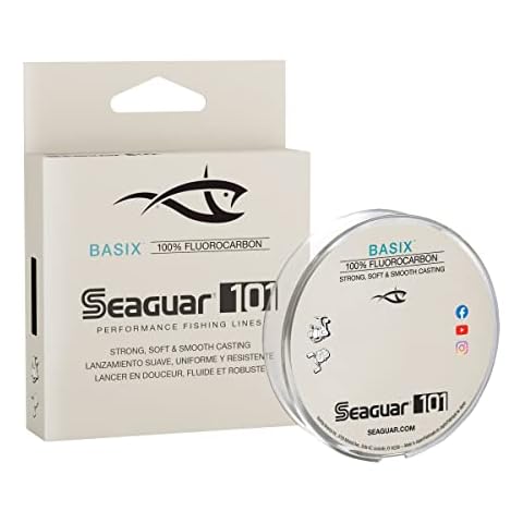 Seaguar 101 BasiX 100% Fluorocarbon Fishing Line 20lbs, 175yds Break Strength/Length - 20BSX175 Cover
