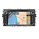  YUNTX Android 10 Autoradio Compatible con Ford Focus/Mondeo/Galaxy/Cmax - 4G+64G - GPS 2 DIN - Cámara Trasera Gratis - Soporte Dab+ / DVD/USB/SD / 4G / WiFi/Bluetooth/MirrorLink/Carplay