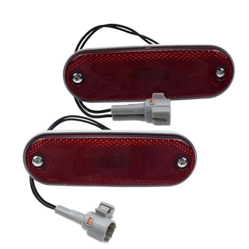 Réflecteur pare-chocs arrière pour restaurer l'éclairage Toyota RAV4 1996-2000 avec ampoules