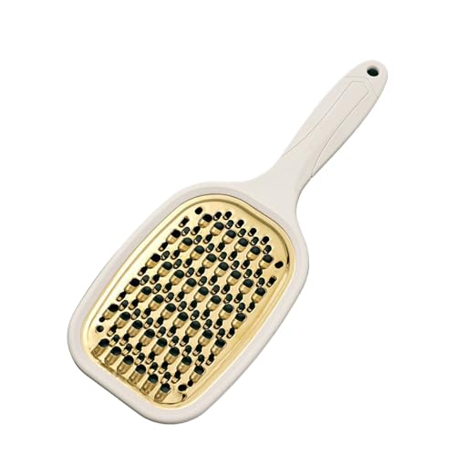 Rallador de papa acero inoxidable con mango blanco miniatura 5