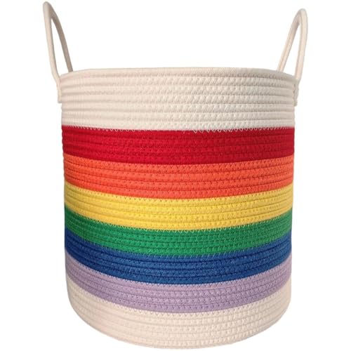 Panier de rangement en corde de coton tressée de qualité supérieure - 2