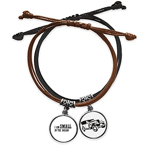 Bracelet corde et cuir Minibus une idée cadeau originale pour Noël