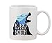 King in The North Jon śnieg stark wilk biały ceramiczny kubek do kawy i herbaty