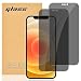 gueche Privacy [2-Pack] Screen Protector for iPhone 12 and iPhone 12 pro Screen Protector, Anti Spy Tempered Glass Film 99.99% HD Clarity, Case Friendly, [Easy Installation]