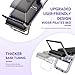 Foldable Pilates Reformer Machine for Home Gym, Wider Pilates Reformer with Spings, Adjustable Pilates Equipment for Women, Up to 450LBS Weight Capacity, Black (Dark Grey)