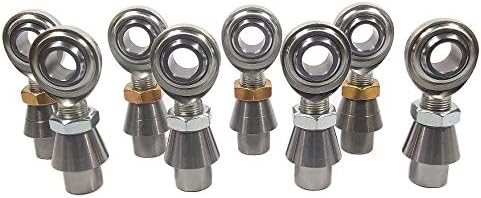QSC 3/4 X 3/4-16 Economy 4-Link Rod End Kit with Bungs .250 Wall, Rod End, Heim Joint