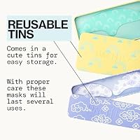 Pacifica Reusable Mask – Under Eye Mask Silicone Face Mask for Fine Lines & Dark Circles, Pair with Serum, Storage Tin Included, Vegan & Cruelty-Free, 2 Pieces — image 4