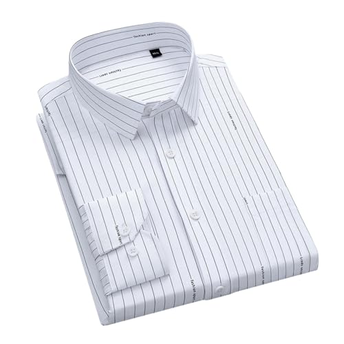 Chemise à manches longues homme col carré respirante vêtement sans plis