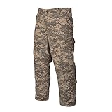 Tru-Spec Army Combat Uniform Pants, 50/50 Nyco Rip, ACU, Medium, Short 1951044