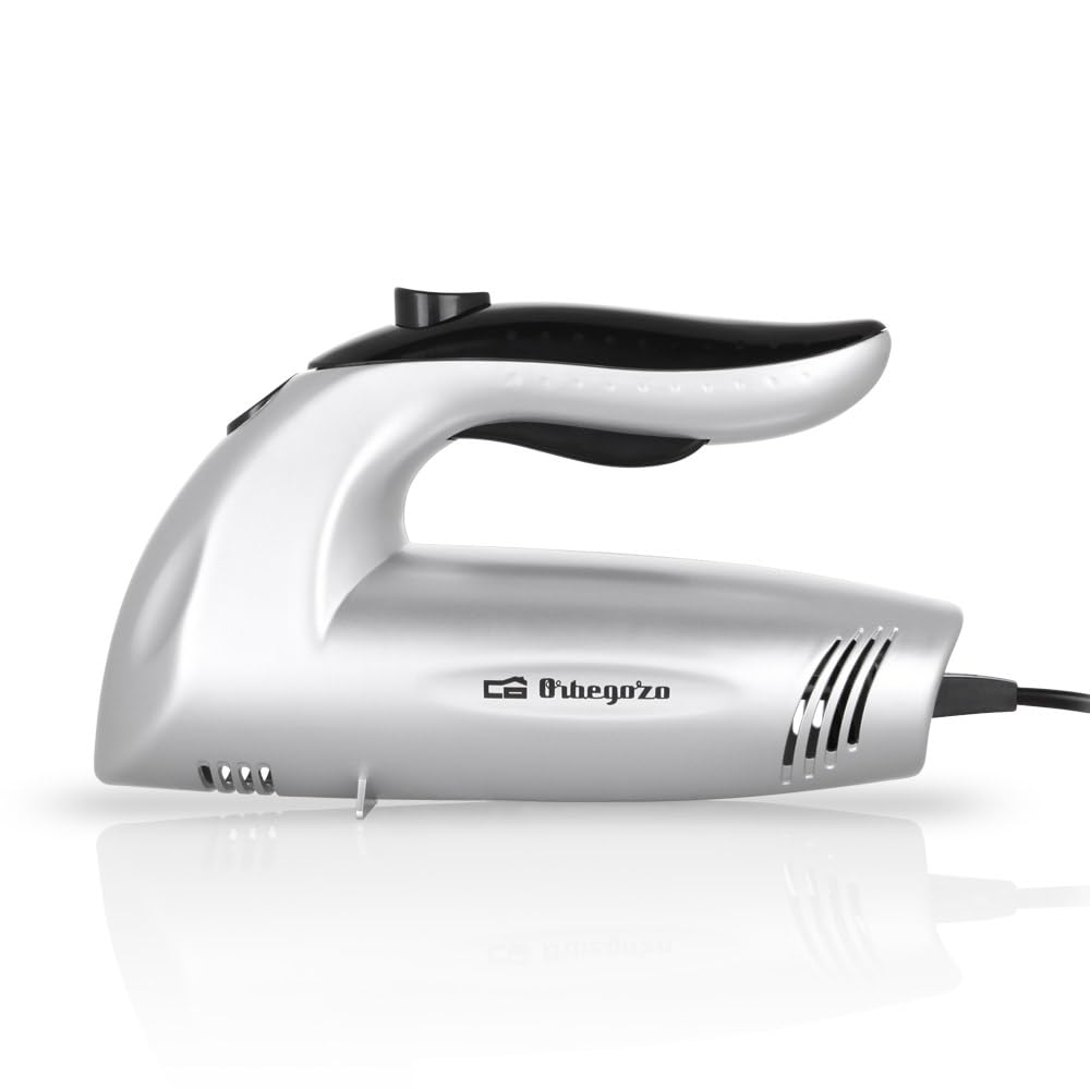 Orbegozo CU 3800 Couteau électrique, 150 W, couteau à double lame dentelée en inox, interrupteur de sécurité, lame de couteau pour produits surgelés