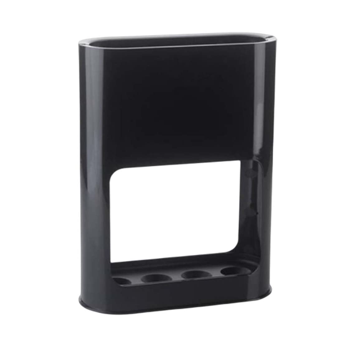 Porte-Parapluie d'entrée noir avec bac égouttoir amovible métallique