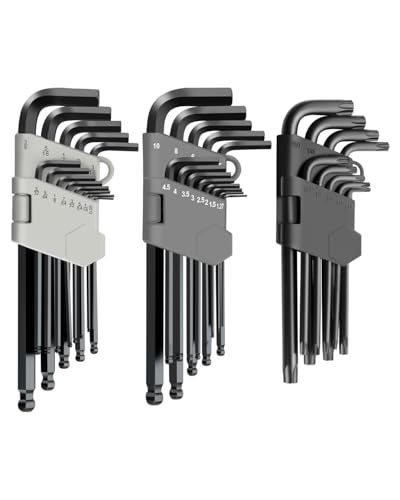 ROTATION 35-Piece Allen Wrenches Set, Metric & SAE, Hex Key Set