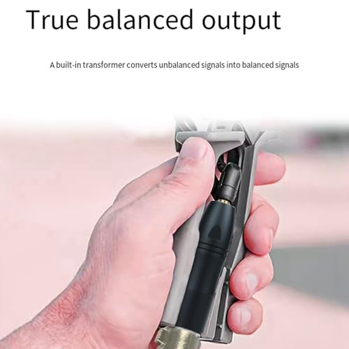 Adaptador TRS a XLR macho soluciona incompatibilidad de voltaje phantom de 48V 7