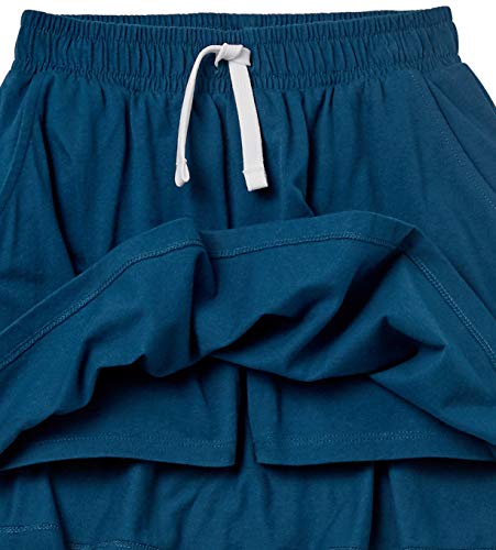 Amazon Essentials Girls' Knit Scooter Skirts, Pack Of 3, Navy Floral, Large #TOP1