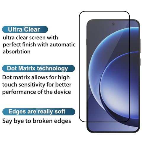 Image of POPIO Military-Grade Gorilla Tempered Glass For OnePlus 15R | 9H Hardness, Edge-to-Edge, Bubble-Free