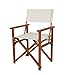 Aktive 61025 – Sedia pieghevole Director in legno acacia Garden 55,5 x 49 x 88 cm
