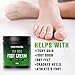 Viking Revolution Tea Tree Foot Cream for Dry Cracked Heels - Foot Balm For Cracked Feet - Dry Feet Repairing Cream with Aloe Vera and Mint (8oz)