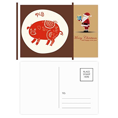 Cartes postales père Noël zodiaque rouge lot 20 correspondance