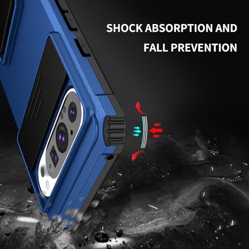 Coque Pixel 9 Pro avec cache caméra coulissant et support béquille intégré - 6