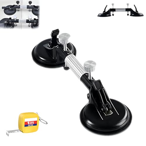 Pro Clamps, Upgraded Large-Suction Seam Setter with Vacuum Cups, Alignment & Leveling Tool for Granite Marble Quartz Stone Slab and Glass Installation (A)