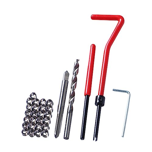 Mikinona 30pcs Thread Repair Kit Tool Set for Car Engine Repair Standard Thread Repairer Kit
