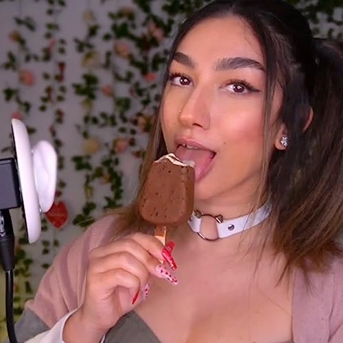 Play Ice Cream Licking/Nibbling (Salted Caramel Brownie) by ASMR Leedah