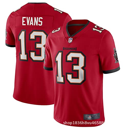 MOMQmicl NFL Football Tampa Bay Buccaneers 13# Evans Jersey Camiseta Hombres (Color : 1, Size : XL) Cover