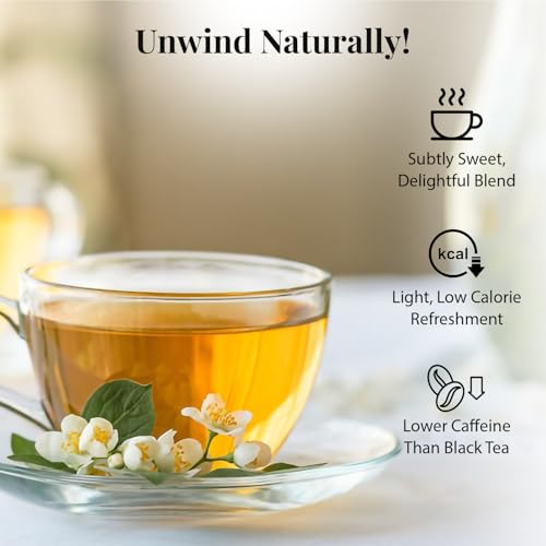 Image of Twinings Green Tea Jasmine, 25 Tea Bags| Pack of 1| Perfectly Balanced & Refreshing Taste| Light, Flowery Aroma| Low Calorie| Handpicked Green Tea Leaves| Enjoy a Hot Cup of Tea