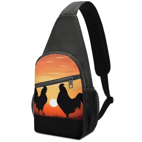 Mochila deportiva casual tipo bandolera para viaje miniatura 1