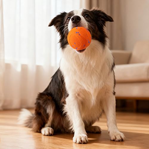 Elektrischer Ball für Haustiere, interaktives elektrisches Hundespielzeug, Haustierspielzeug mit lustiger Rollfunktion, elektrischer Ball für kleine mittelgroße Hunde-2
