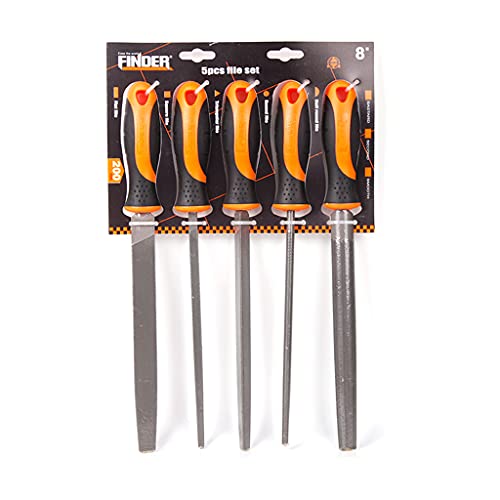 De Escofina De Acero Plana Para Triángulo Cuadrado Semicircular Juego De Limas De Metal De Dientes Medios Trabajo De Metales Carpintería 5 Piezas Juego De Limas De Metal