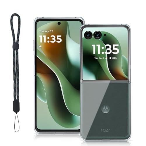 For Motorola razr 60 �P�[�X �J�o�[ PC�P�[�X SpinoArmor ����ق��肩���� CASE �Ռ��ɋ��� PC�f�� �Ռ��h�~ �����ӂ� ������� �֗� ���p �w��h�~ �ϋv�� �ϏՌ��J�o�[ �w�ʃJ�o�[ �X�}�z�P�[�X(�N���A)