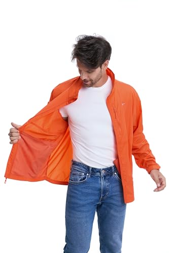 Image of Mens Windbreaker Jackets Lightweight Packable Jacket,Windproof and Dustproof