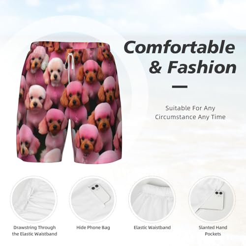 Short de bain avec doublure compression homme à séchage rapide pour le confort d'été