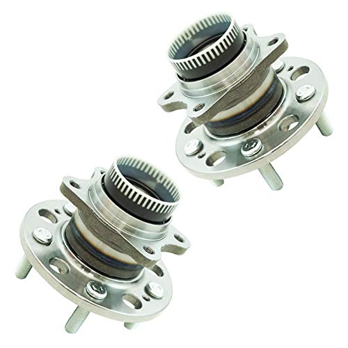 Image of TRQ Rear Wheel Bearing and Hub Assembly Set 2 Piece Compatible with 11-17 Hyundai Azera 10-14 Sonata 10-15 Tucson FWD 14-16 Kia Cadenza 11-15 Optima 11-16 Sportage FWD