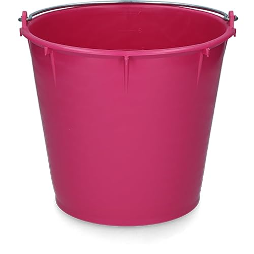 Vplast Suministros Para El Caballo Bucket 7 L With Handle Pink