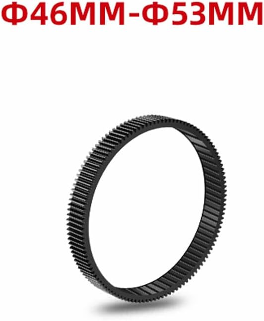 Seamless Focus Gear Ring 360 Rotation Follow Focus Ring 46mm-80mm (46-53mm)