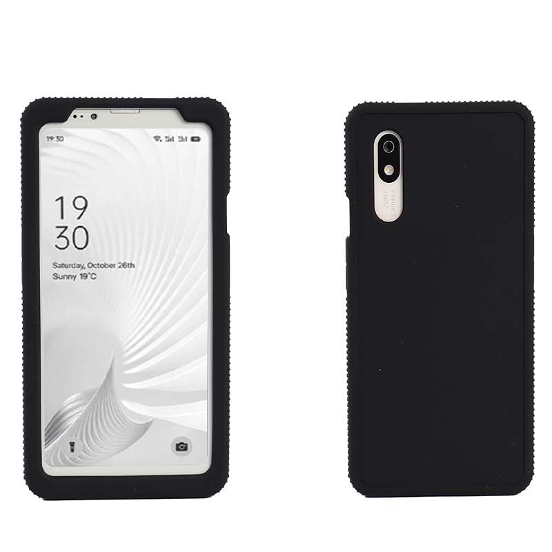 Case Compatible with Fro Bigme Color e-Ink Screen Tablet Hibreak Pro Silicone Protective Cover 6.13-inch Phone Four Corner Anti Drop (6.13Black)