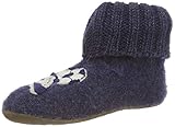  Haflinger Mixte Enfant Poldi Everest-hüttenschuh Chaussons Montants, Bleu (Jeans 72), 26 EU