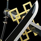 HERO SWORD Japanese Anime Demon Slayer Sword, Hand Forged 1045 Carbon Steel Samurai Katana, Full Tang Handmade Japanese Sword, Sharp Practical Katana,(Tokitou Muichirou Knife)