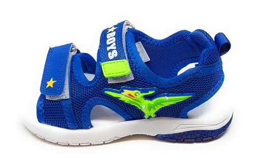 Sandales dinosaure Bull Boys bleu royal pour illuminer ses pas