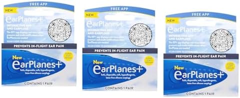 EarPlanes Accessorieslanes Plugs - AiRP Accessorieslane Travel Ear Protection And Pain Reliever (3-Pair - Adult)