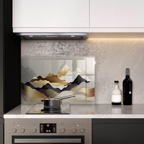 Accessoires de cuisine design montagne dorée pour protéger et décorer votre intérieur