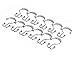 2lbDepot Shower Curtain Rings Hooks - Chrome Finish - Premium 18/8 Stainless Steel - Double Hooks with Easy Glide Rollers Rust Resistant Metal Hook, Six Finishes Available - Set of 12 for Shower Rods
