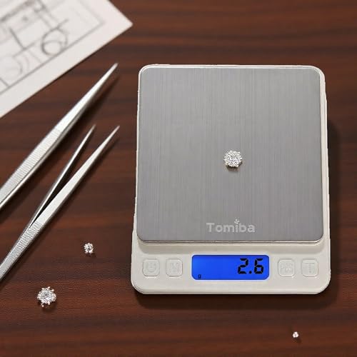Báscula digital de bolsillo 3000g con resolución 0.01oz miniatura 5