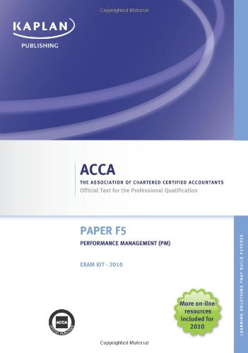 F5 Performance Management PM: Exam Kit: Acca: 9781847107701: Amazon.com ...